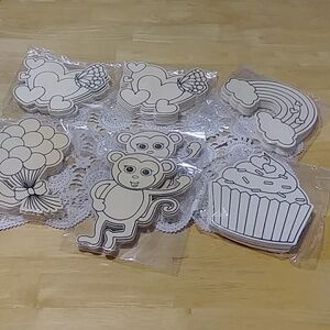 Thin Cut Outs - 36 pieces - Class crafts projects, art, teacher resources